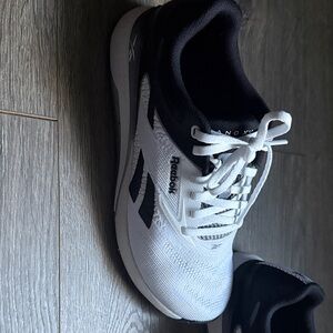 Reebok White and Black Women’s Sneakers